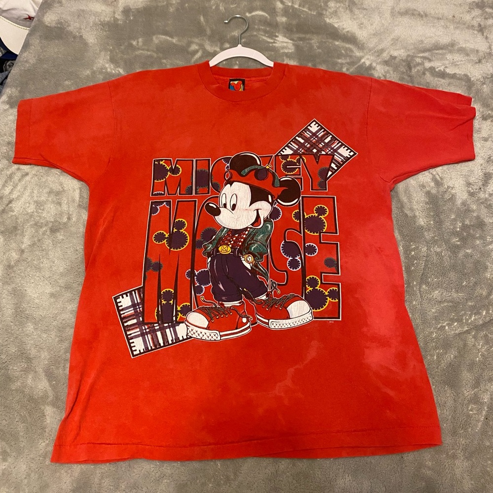 Vintage Mickey Mouse Rap Tee shirt